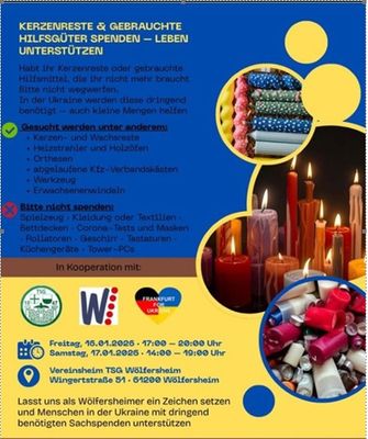 Sammelaktion für die Opfer des Krieges in der Ukraine